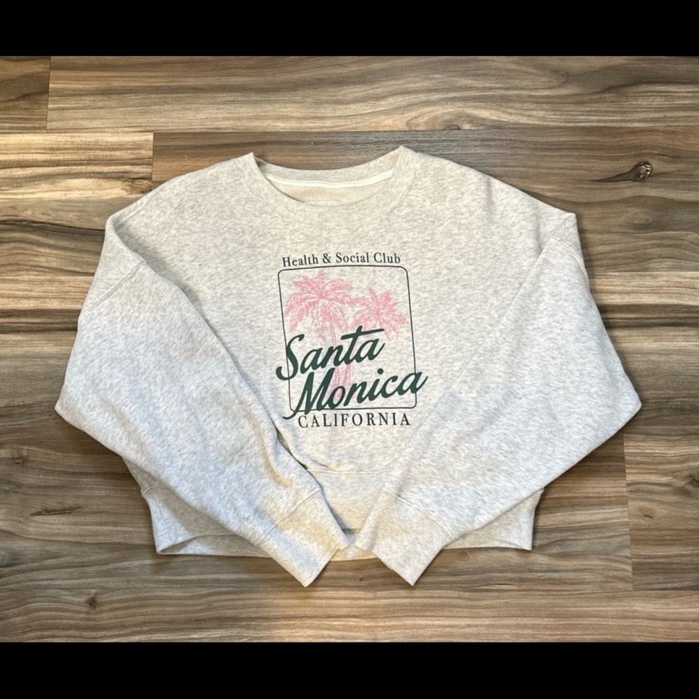 Abercrombie & Fitch Gray Sweatshirt